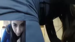 Sexy immature chats with me on webcam