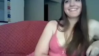 Big fat dildo deep in my immature twat