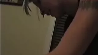 immature girlfriend  got her face covered in cum