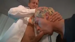 Blonde twinks in balls deep gay anal action