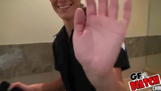 Horny babe Tyler having a huge cock to suck