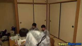 Japanische Gruppen-Twinks sperma