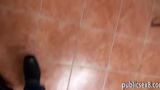 Huge boobs amateur blonde Eurobabe nailed for some cash