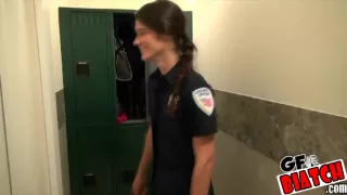 Tylers pussy pounded hard and deep on the sink