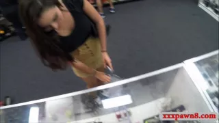 Hot college girl flashes boobs and did lap dance for money