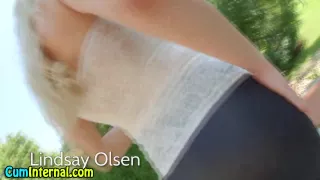 Slut farts out hot cum