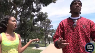 Perky titted ebony Chanell Heart pounded by 2 white boners