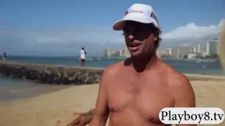 Big boobs honeys enjoyed trying out surfing and sky diving