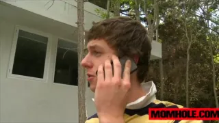 Riley Reed gets a mouthful of milf Darla Crane