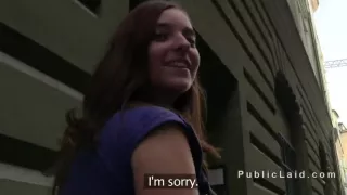 Hungarian amateur fucking in public pov