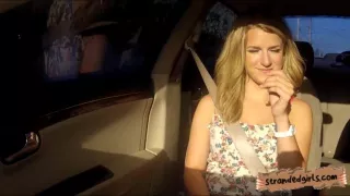 Pretty blonde teen girl Dixie Belle banged in public toilet