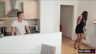 Simony Diamond sucks friends guy and it turns in a threesome