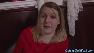 Real amateur gets pussy licked