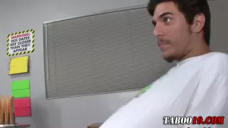 Student teen cock tug and strip