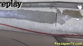 Hairy muff asian pisses