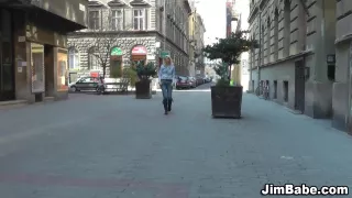 Sexy euro teen rides oldy