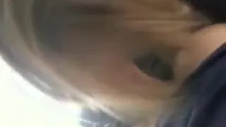 Receiving a naughty amateur blowjob