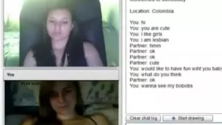 2 immature lesbian on omegle