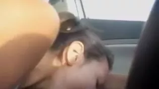 Latin immature sucked me off in a car