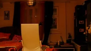 Unlucky girl falls down while stripping