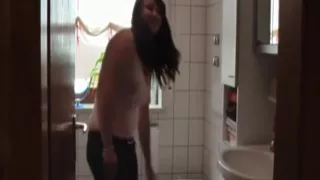 Busty woman fucks with plumber