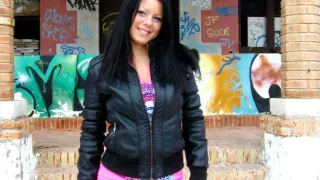 Natural Tits And Graffiti