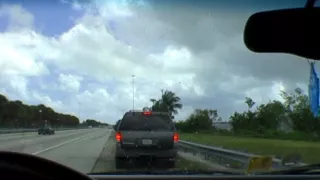 Crazy Hitchhiker girl