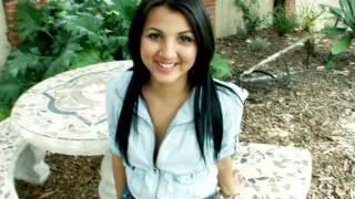 Freaky little hottie does a tug job