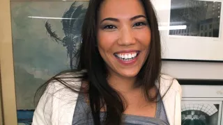 Amateur Asian Sucks The Cock!