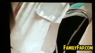 Step sister Having A Shower