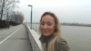 Sexy and wild outdoor oral sex