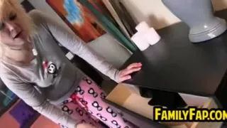 Blonde sister In Law Being A Tease