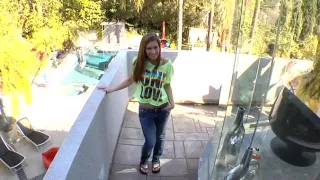 Babe adores performing ball-licking