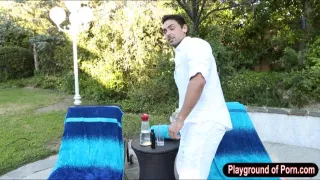 Busty milf Summer Brielle fucked in jacuzzi and facialed