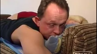 Blonde BBW In A Threesome