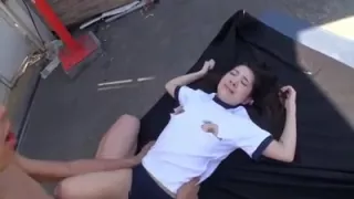 Amateur Asian teen fucking and getting a facial