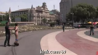 Public humiliation for sexy siren