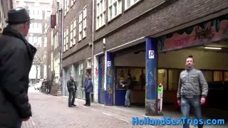 Real chubby hooker in lingerie gets paid