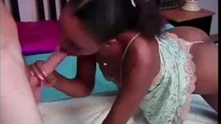 Black Girl In Nightgown Gives