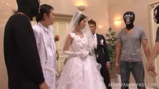 Yui Tatsumi Asian chick has hardcore Japanese group sex