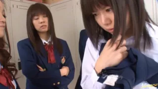 Anri Nonaka and Kurumi crazy Asian schoolgirls have sex