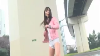 Tempting Japanese teen Hibiki Ohtsuki cosplay astronaut