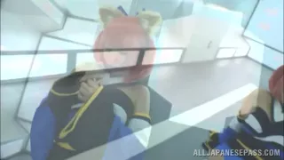 Hot Asian cosplay chick enjoys sucking hard cock