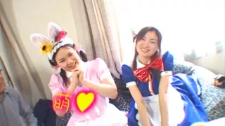 Two Girls In Costume Get Fucked With Toys And Cocks