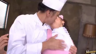 Yukkiko Suo Sexy Asian teen is a hot maid