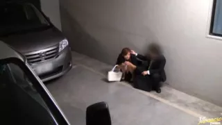 Office MILF Made Happy With A Fucking On Top Of Her Car