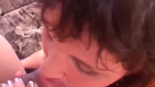 Chubby long haired milf got fucked hardly