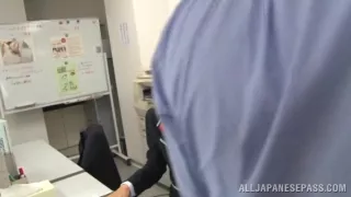 Reira Aisaki hot stewardess in hardcore action