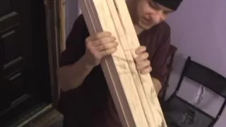 Delicious Russian blonde gets her nylons ripped