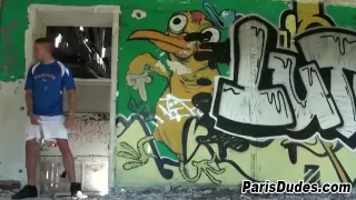 Amateur twink publicly sucks